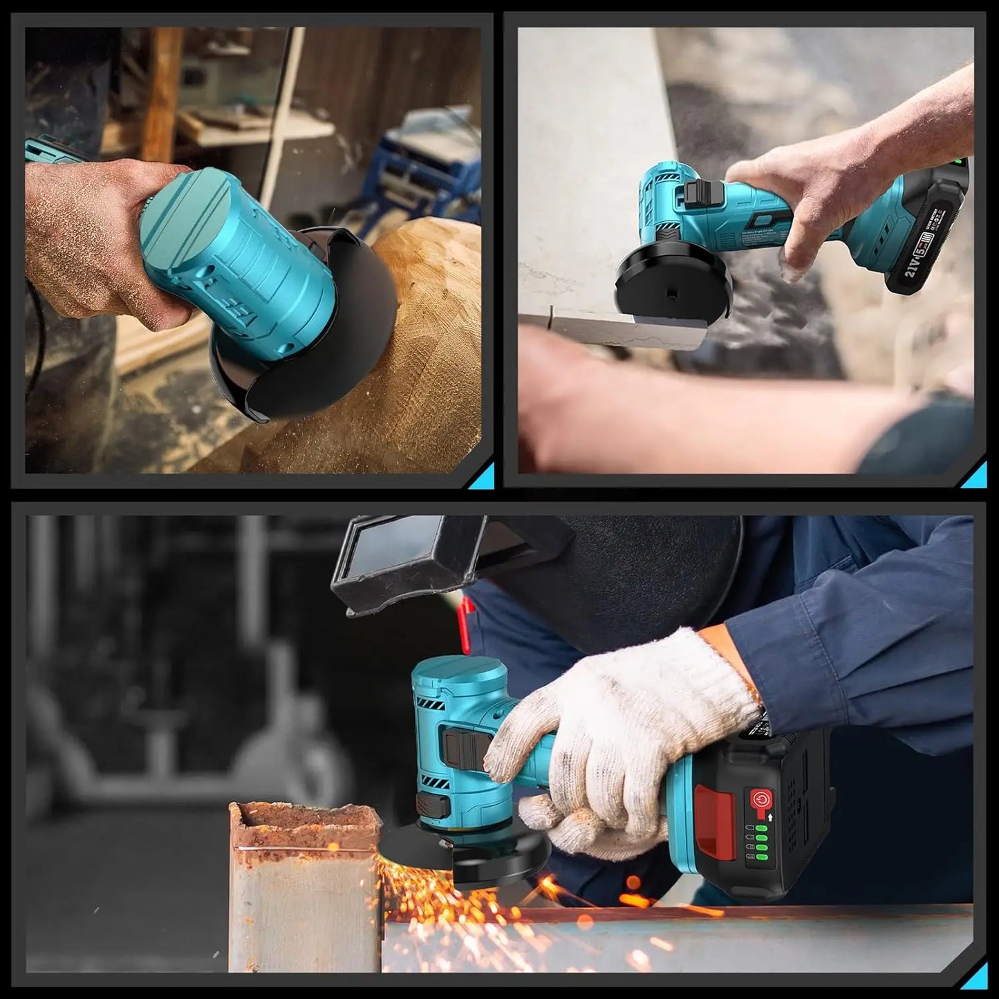Cordless Mini Angle Grinder Kit