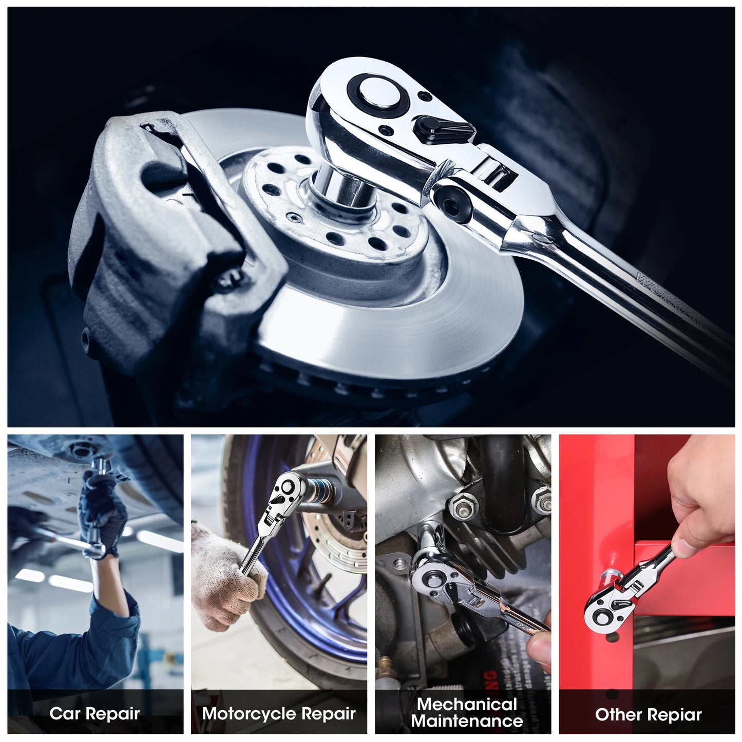 2-Piece Flex Head Ratchet Set