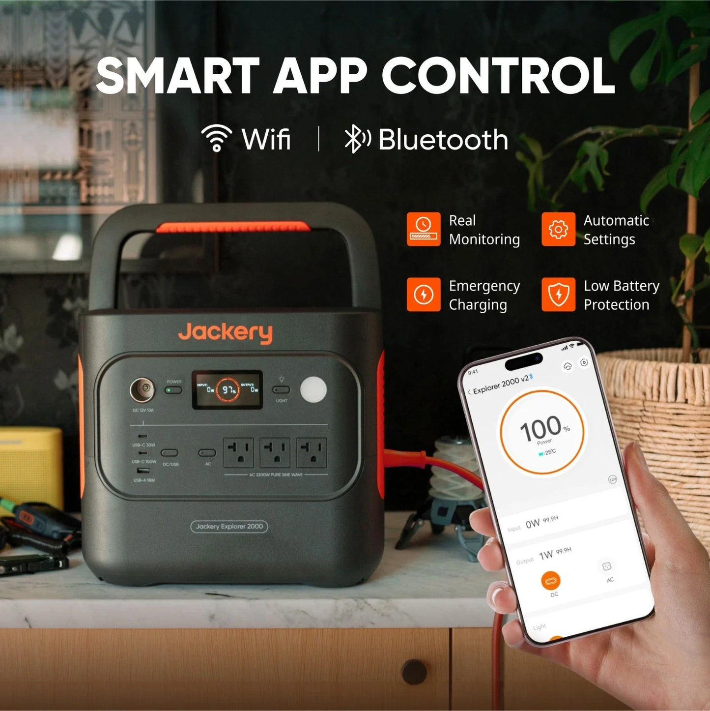 Portable Power Station with 200W Solar Panel