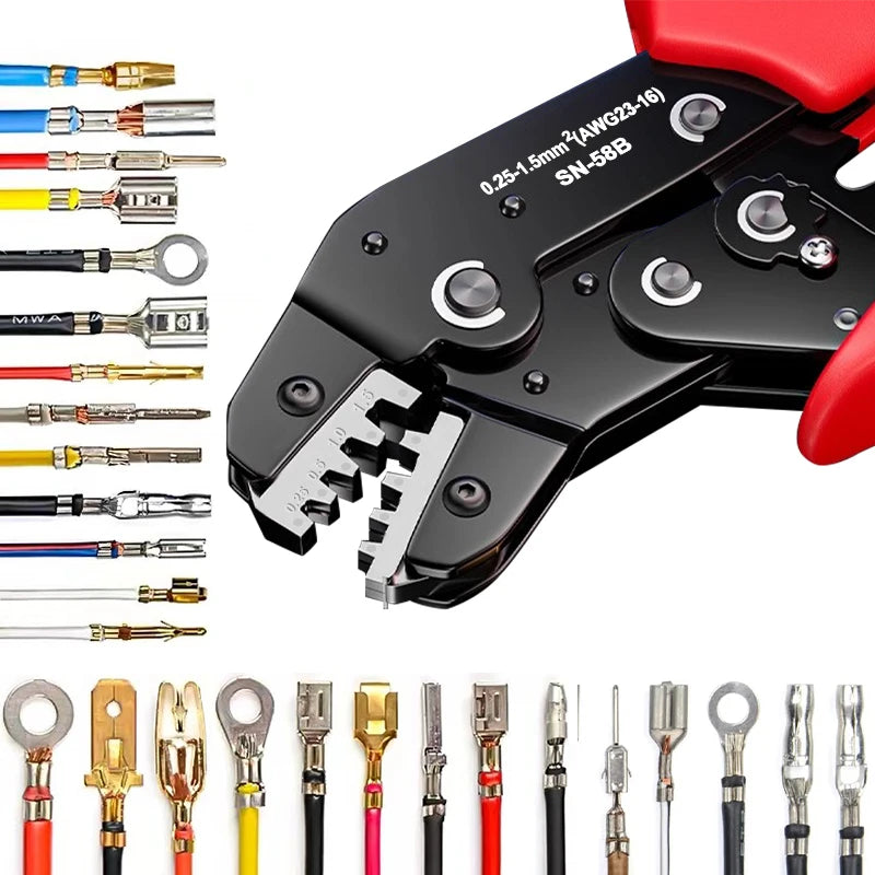 Ratcheting Crimping Tool Set