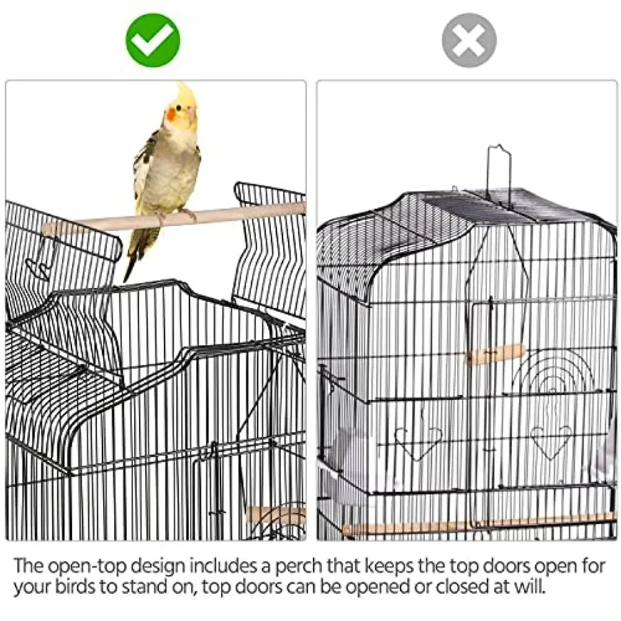 41inch Open Top Bird Cage