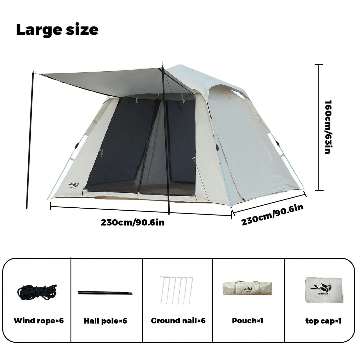 2-3 Person Camping Pop-Up Tent