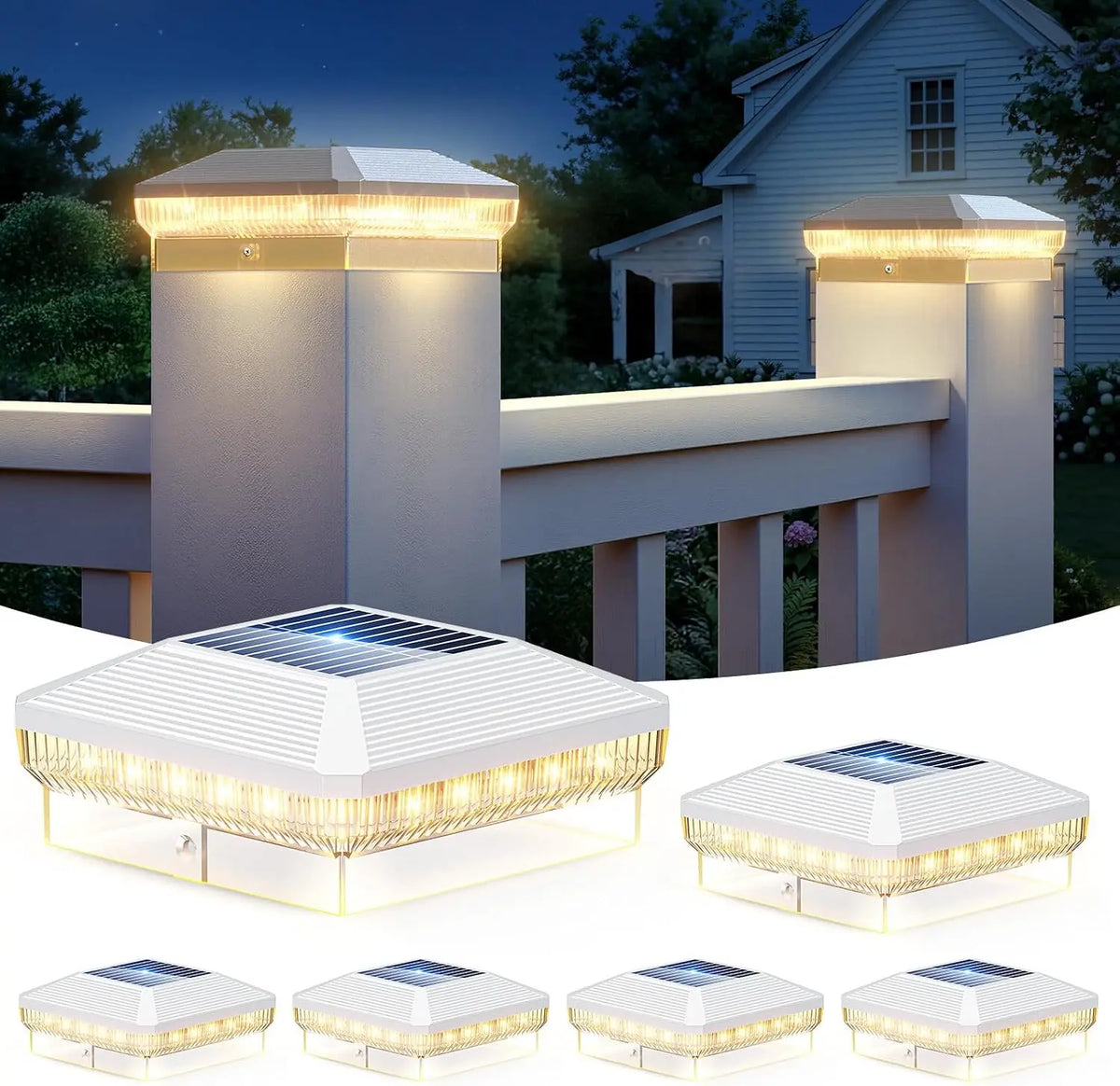 Solar Post Cap Lights