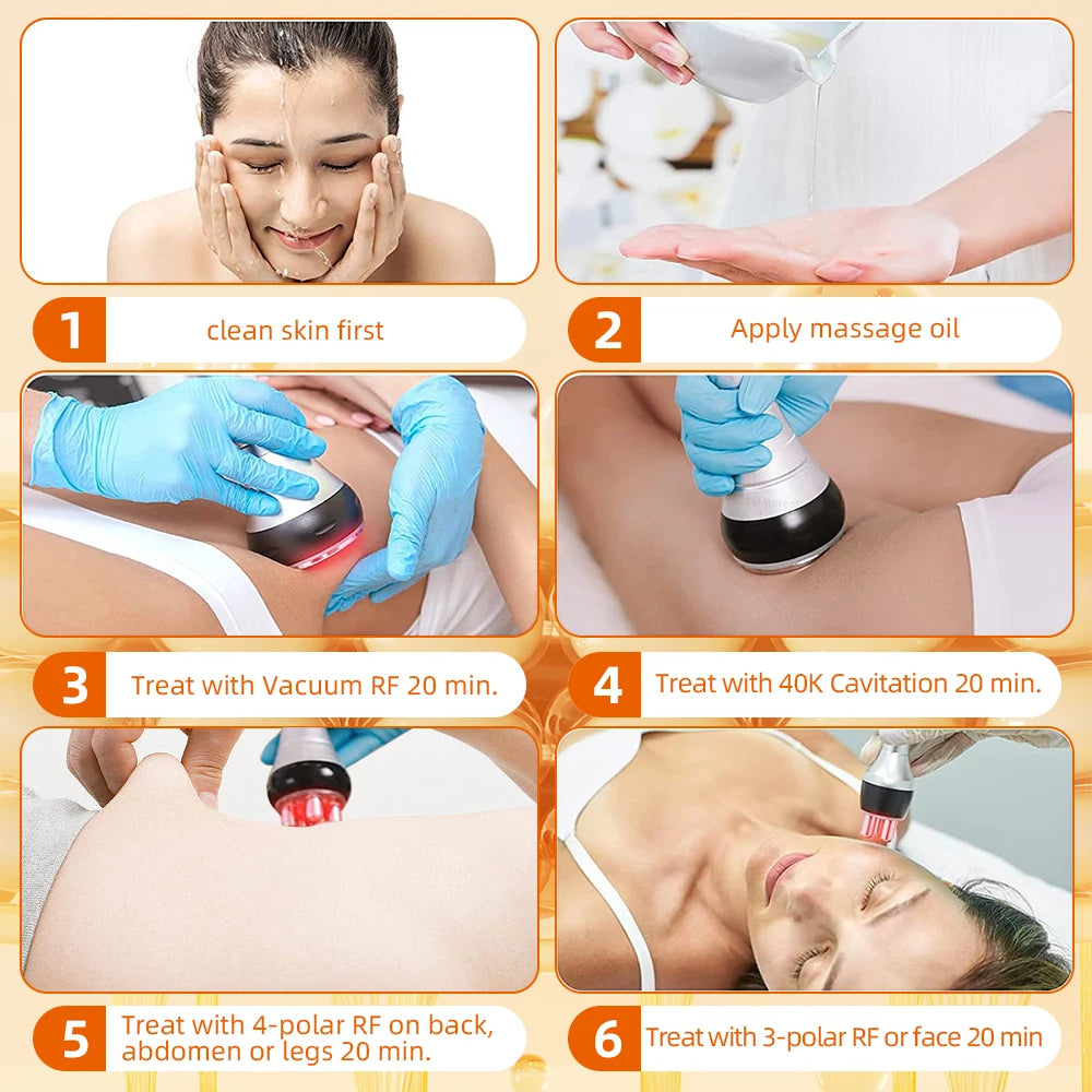 4 in 1 Cavitation Ultrasonic RF Slimming Machine