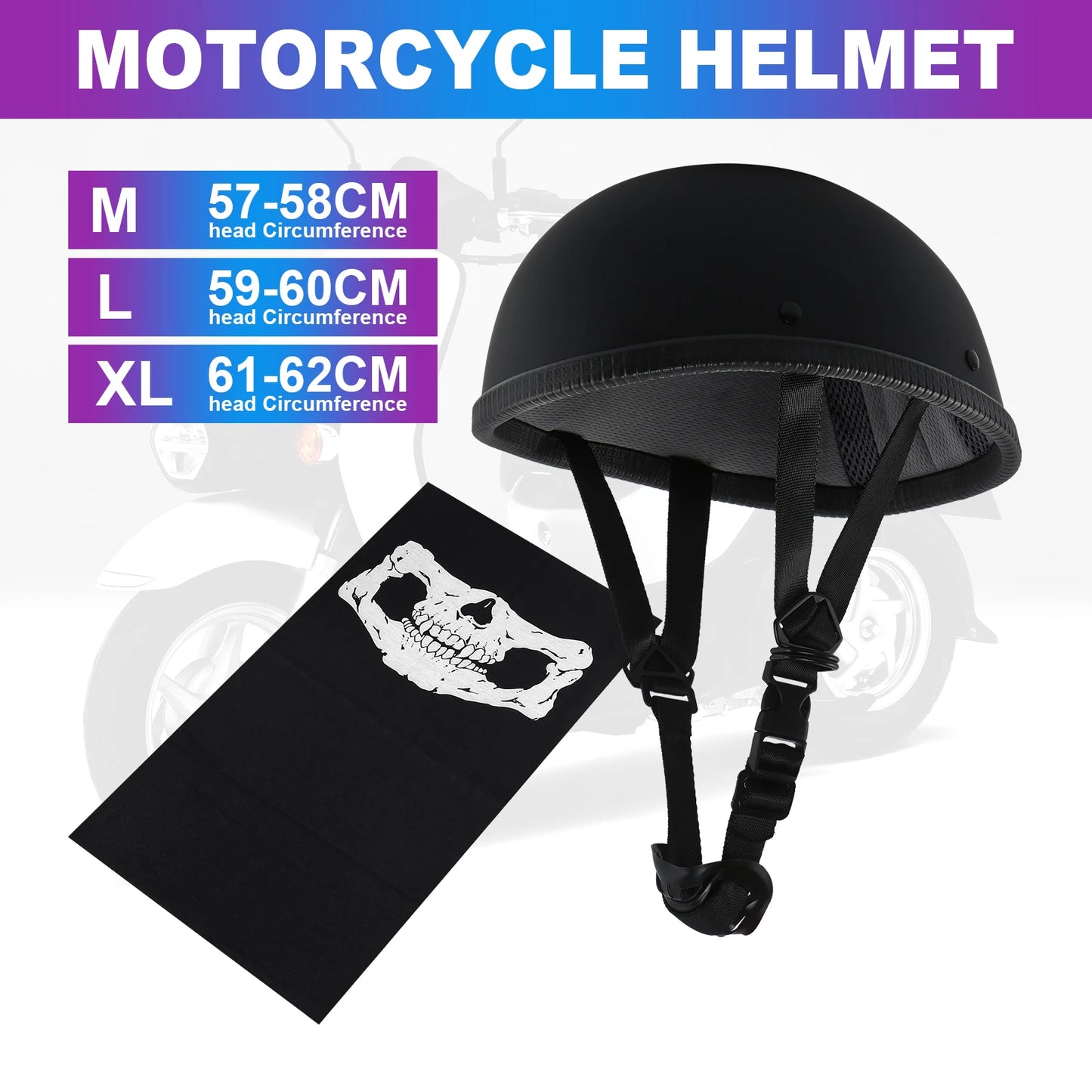 Half Face Motorcycle Helmet