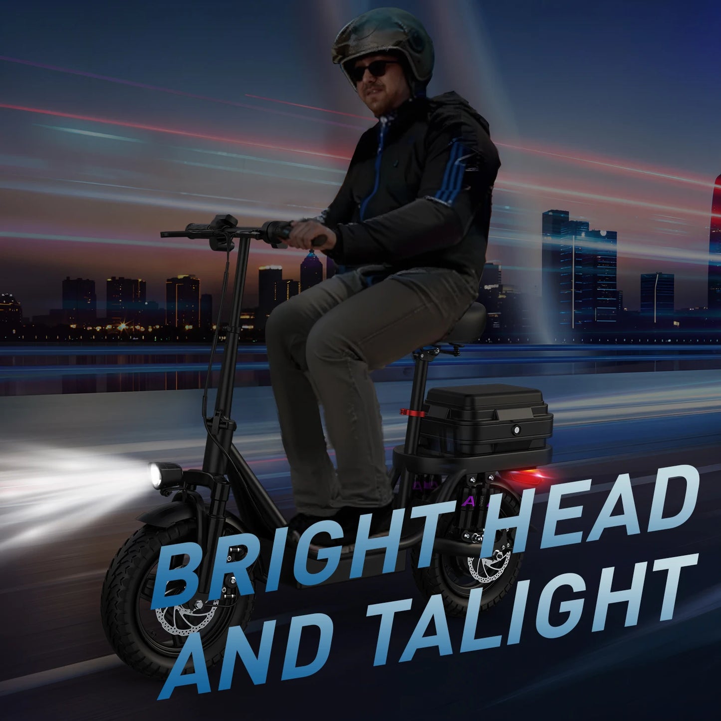 Electric Scooter for Adults with Adjustable Seat