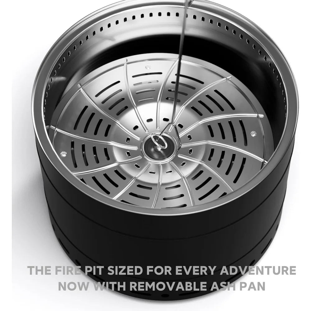 22 inch Smokeless Fire Pit with Carry Bag