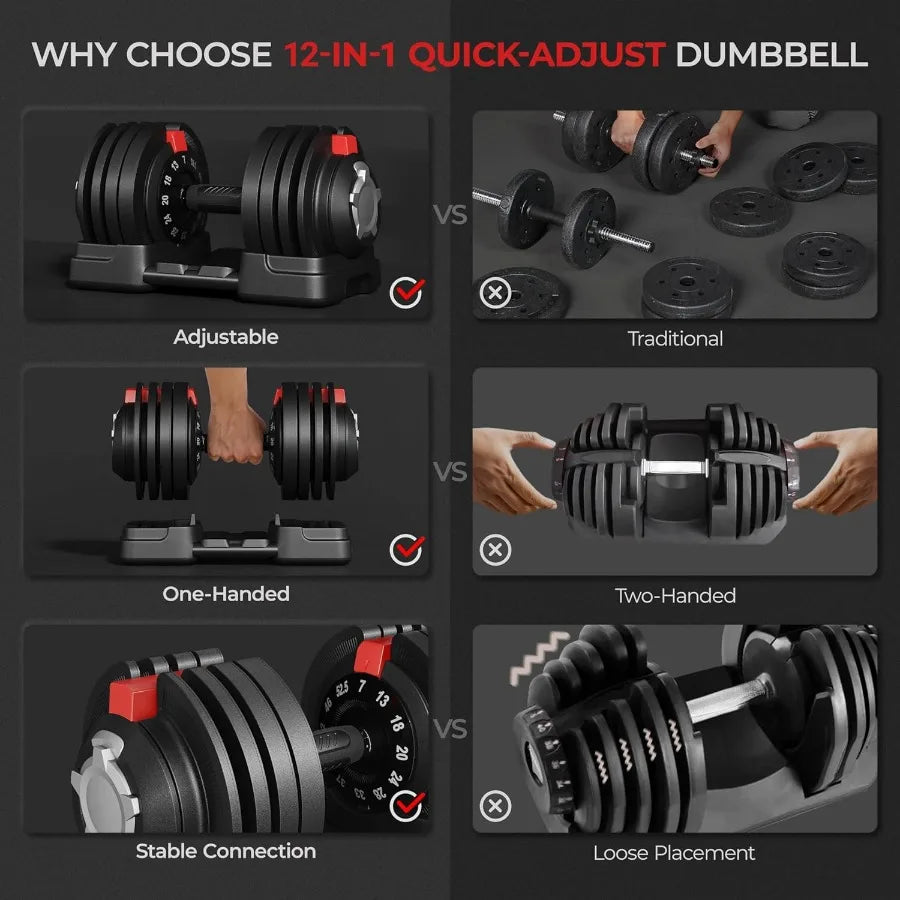 Adjustable Dumbbell Set