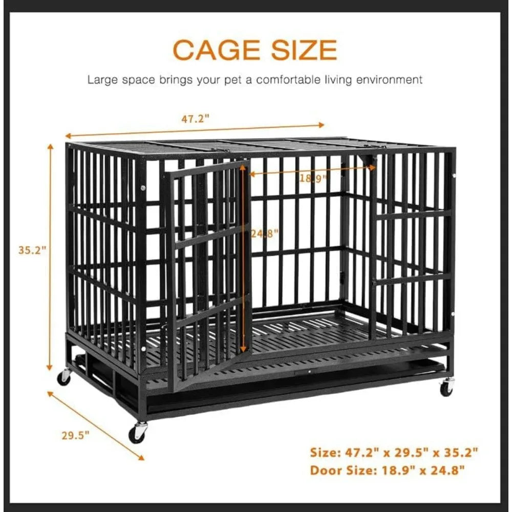48 Inch Dog Crate Steel