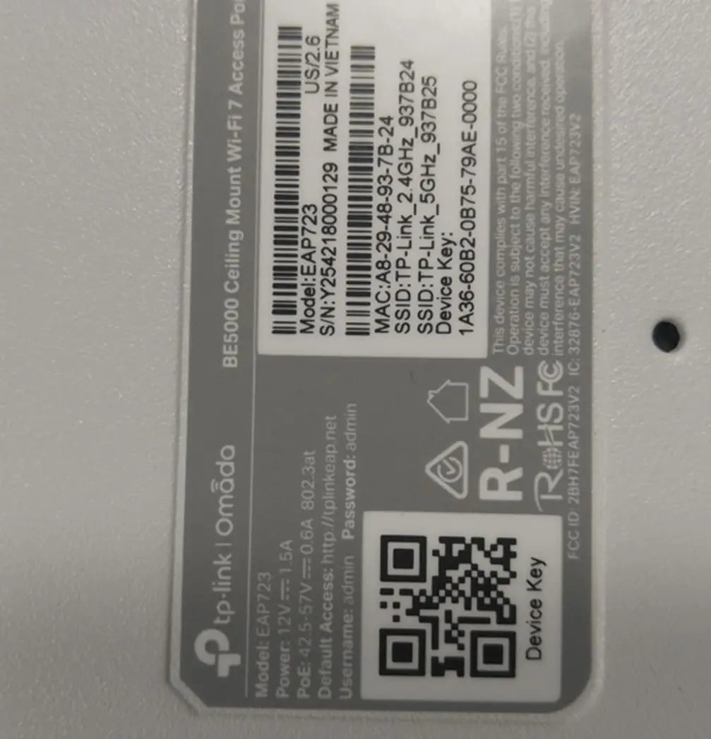 Dual-Band WiFi 7 Access Point