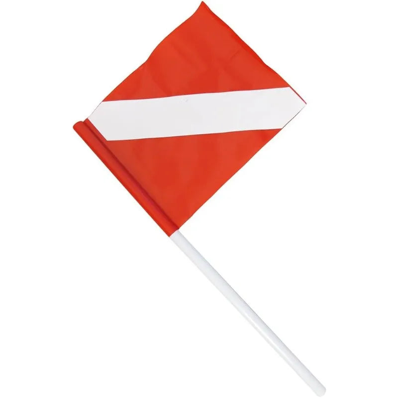 Float Boat with Dive Flag & Air Pump, Orange