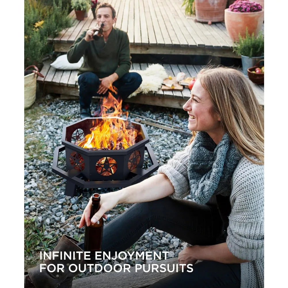 35 inch Fire Pit Wood Burning