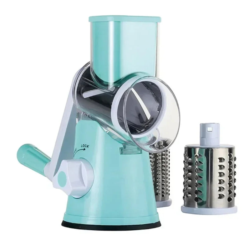 Manual Rotary Vegetable Slicer Cheese Grater