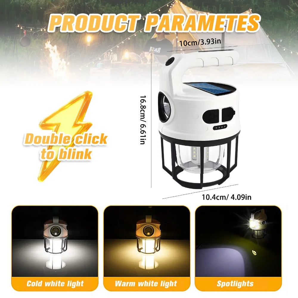 USB Charging Night Lights with Solar Panel