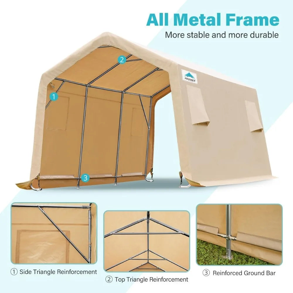 10X15 ft Garage Shelter