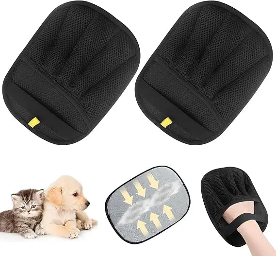 2 Pack Pet Hair Remover Gloves