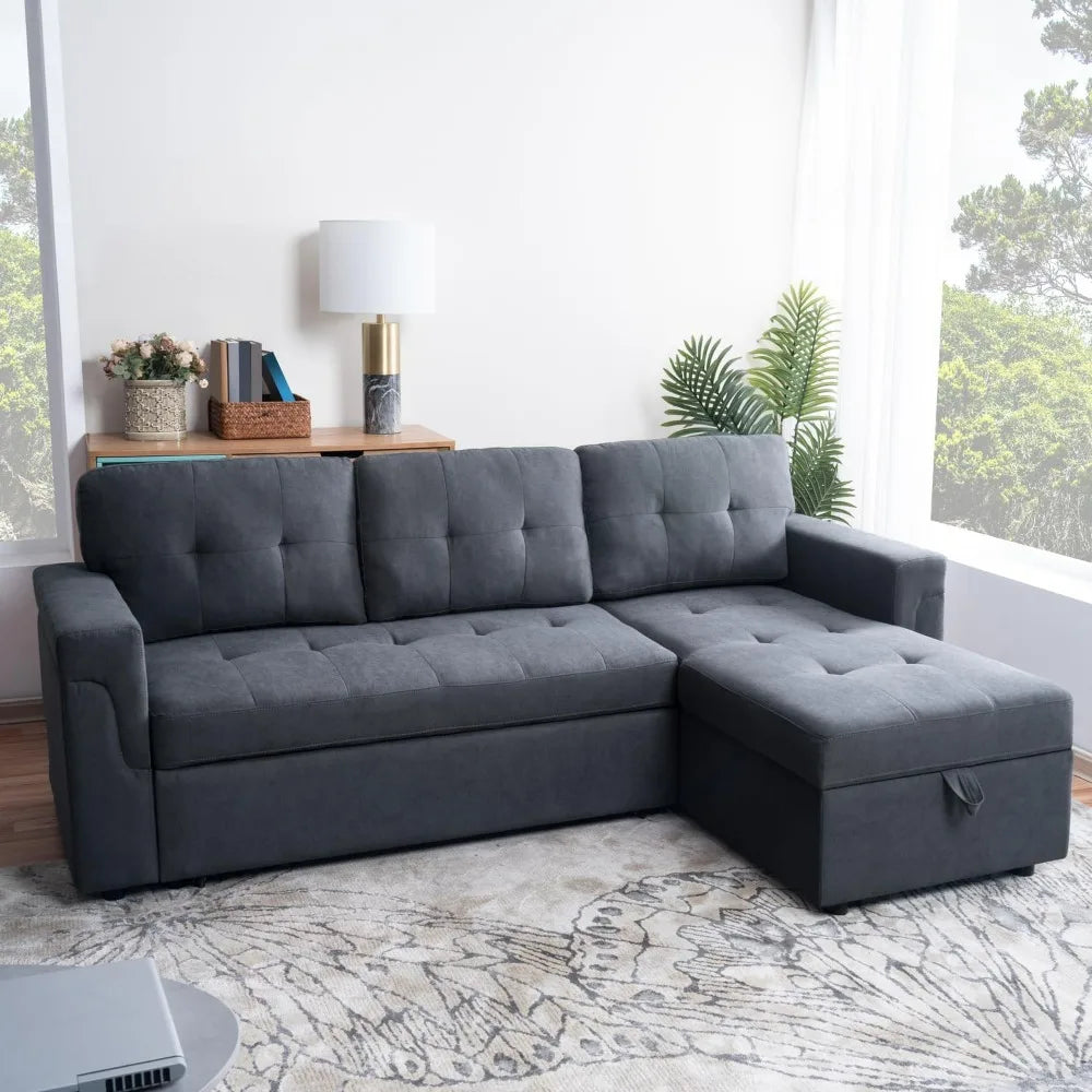 Reversible Sleeper Sectional Sofa