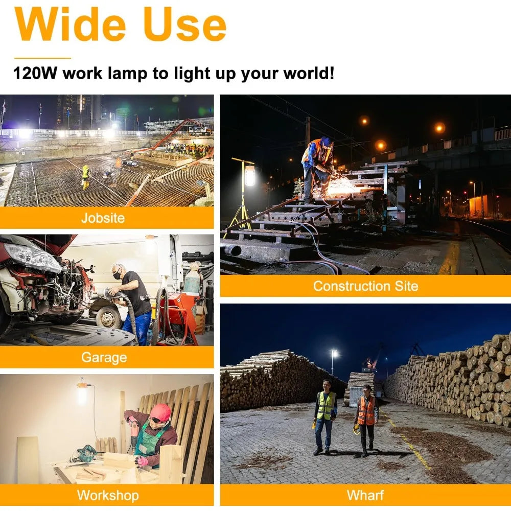120W LED Temporary Work Light
