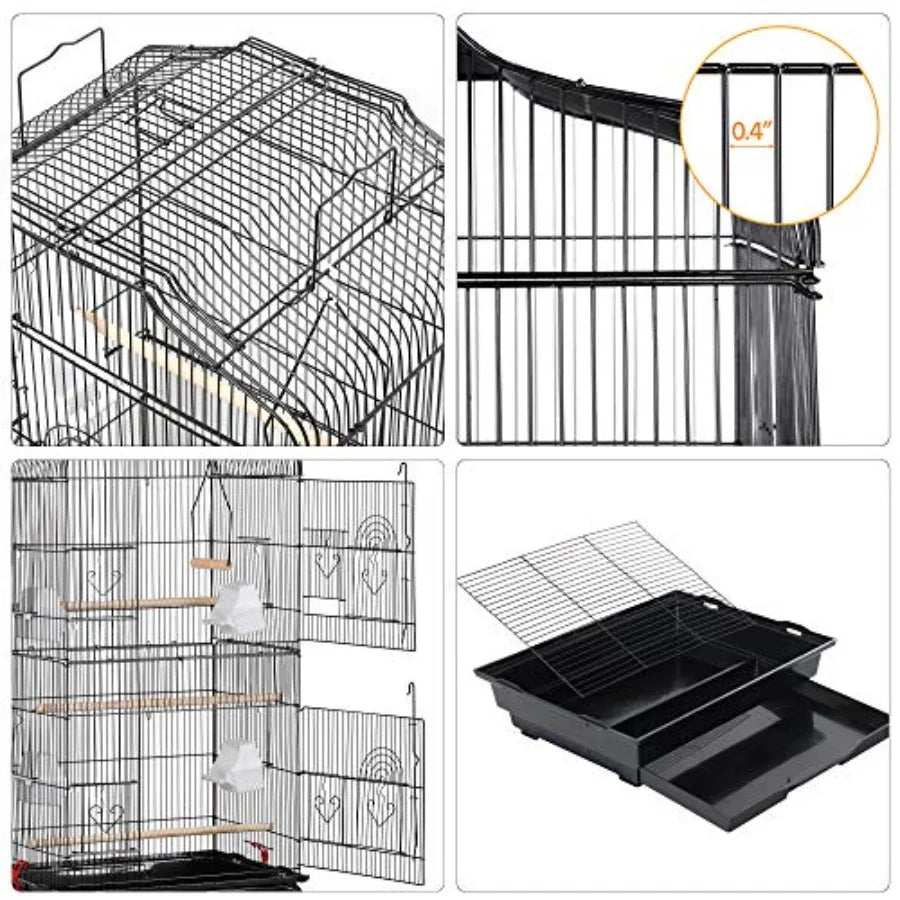 41inch Open Top Bird Cage