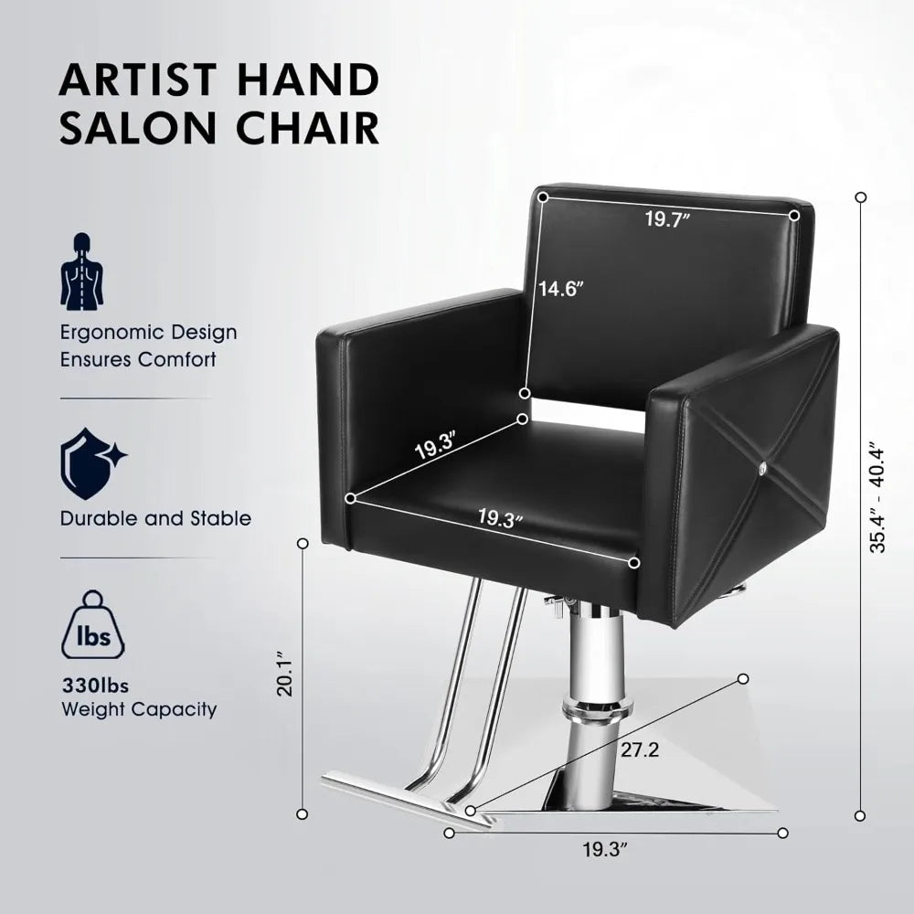Stylist Chair with Heavy Duty Hydraulic Pump