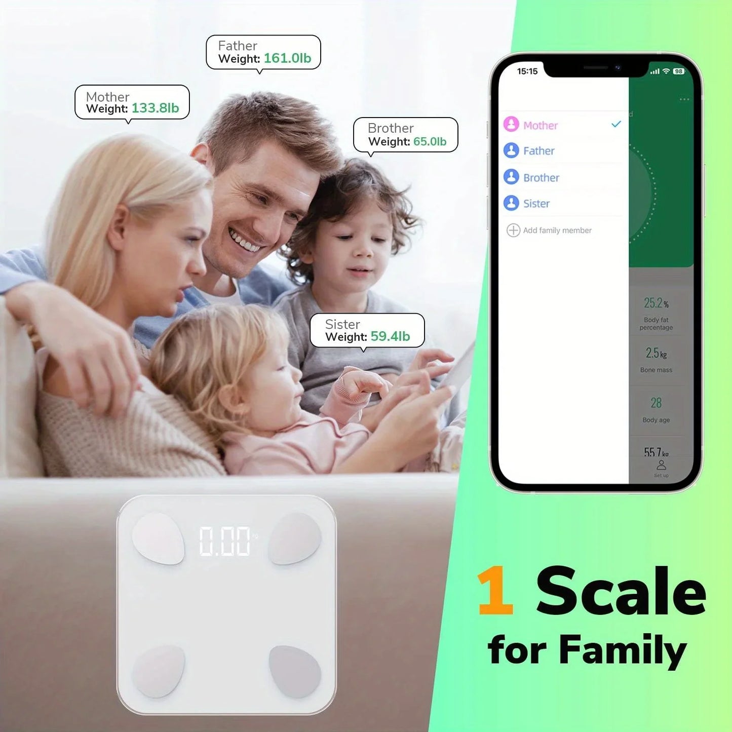Smart Weight Analyzer With APP