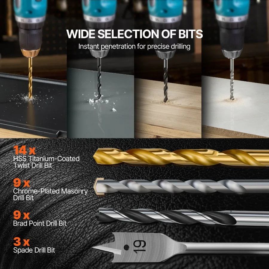 Drill Bit Set 100PCS