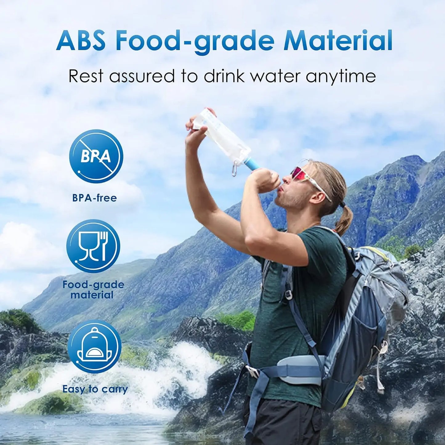 Straw, Camping Water Filter
