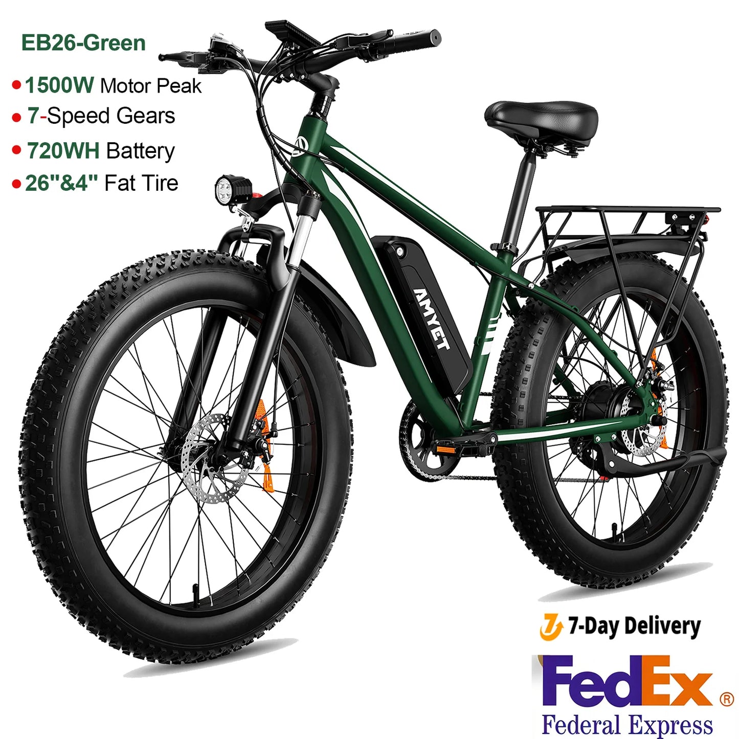 1500W Ebike 26"