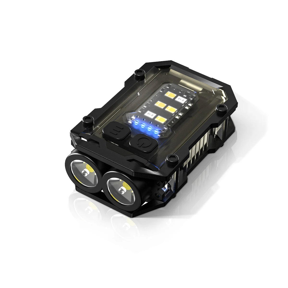 Mini LED Flashlight Rechargeable with Clip Headlight