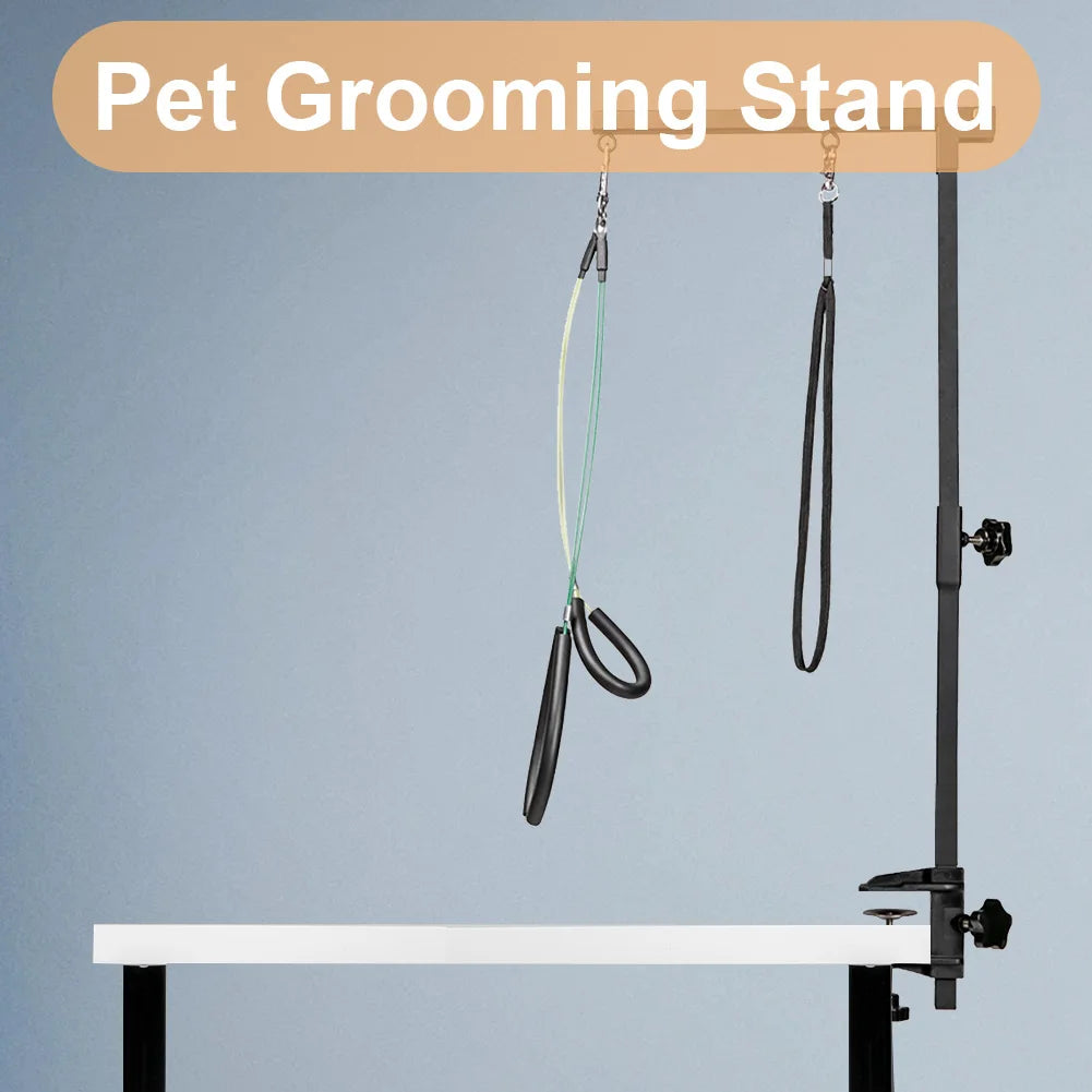 Pet Foldable Grooming Bracket with Restraint Rope