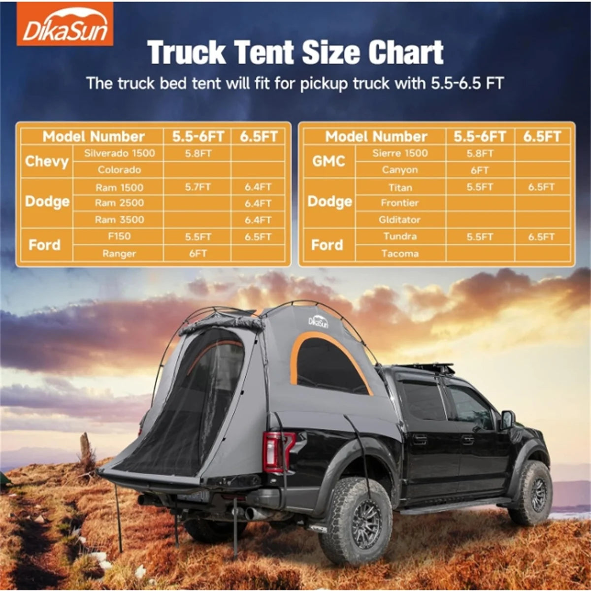 Pickup Truck Bed Tent