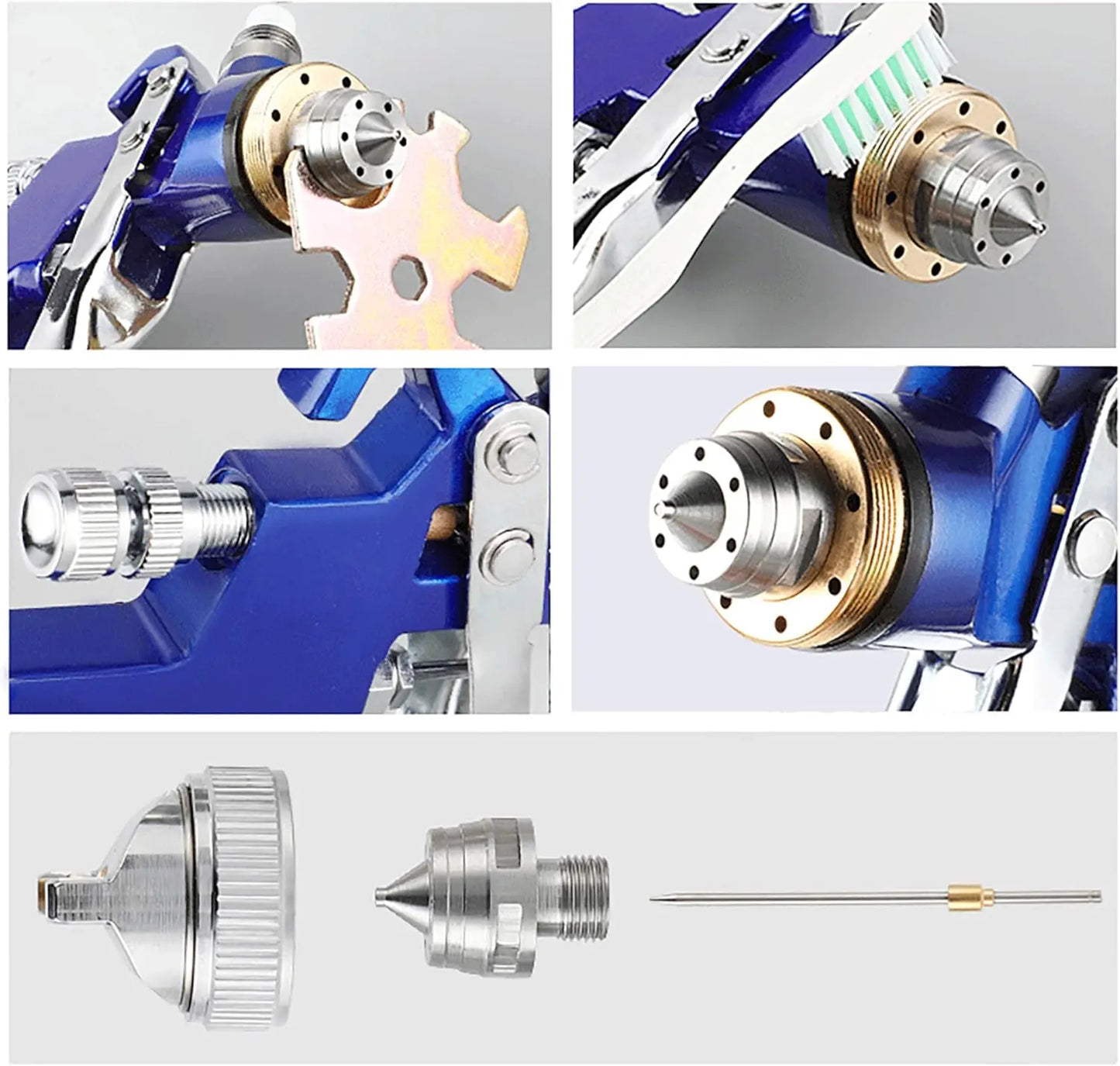 Professional HVLP Gravity Feed Spray Gun Set