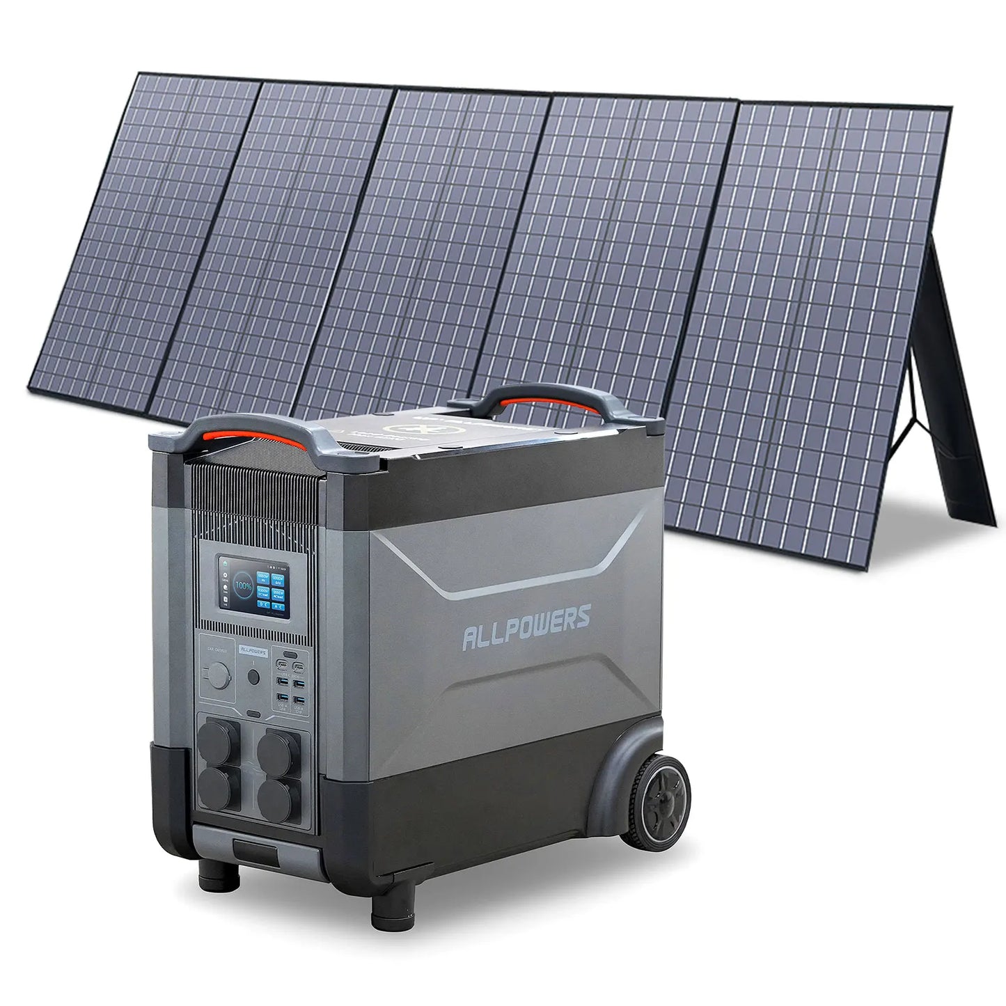 4000W Solar Generator with 400W Solar Panel