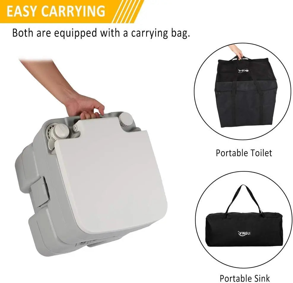 Portable Sink and Toilet Combo