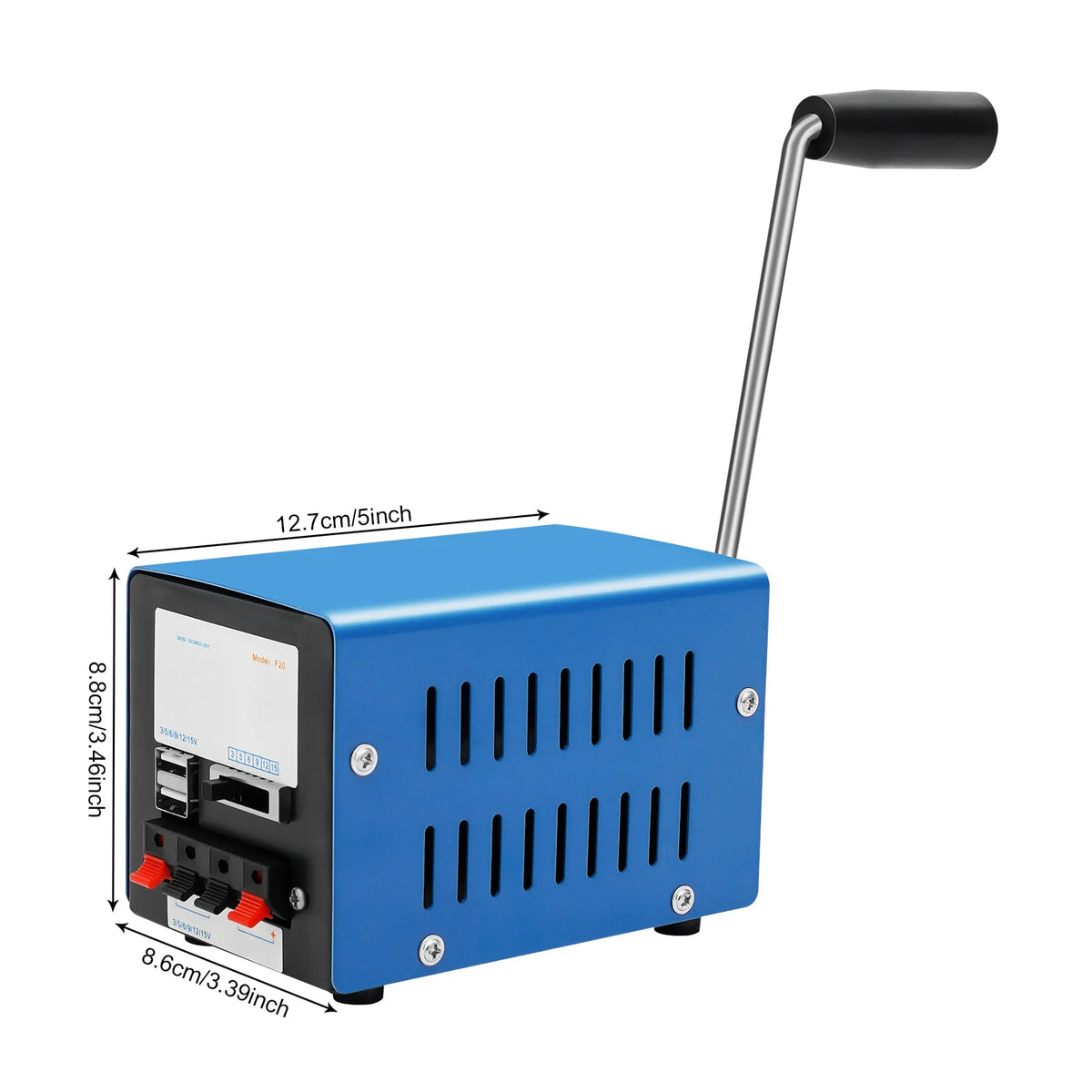 20W Manual Hand Crank Generator