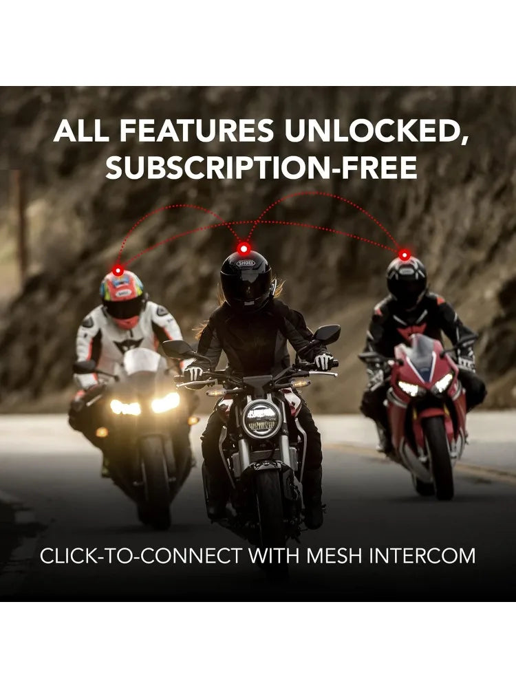 50S Motorcycle Jog Dial Communication Bluetooth Headset