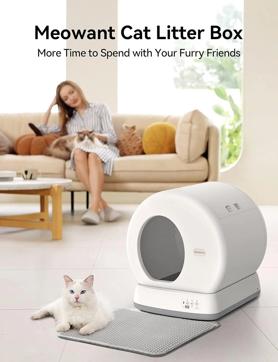 Self-Cleaning Cat Litter Box