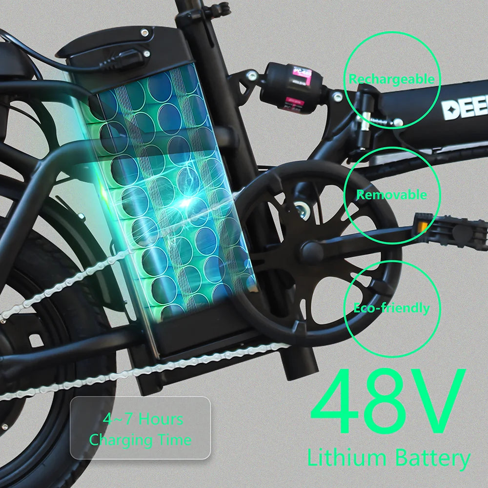 14 inch Electric Bike Folding ,Turn Signal Lights