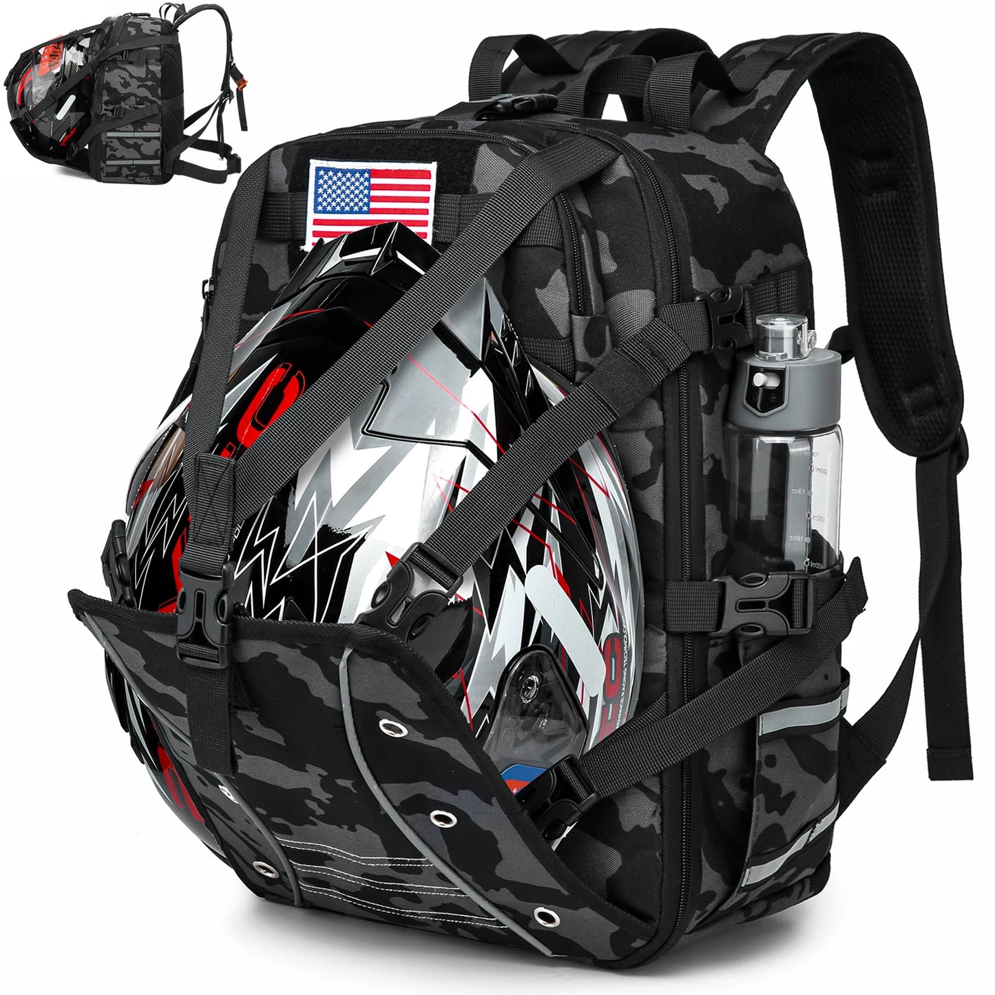 Motorcycle Helmet Backpack