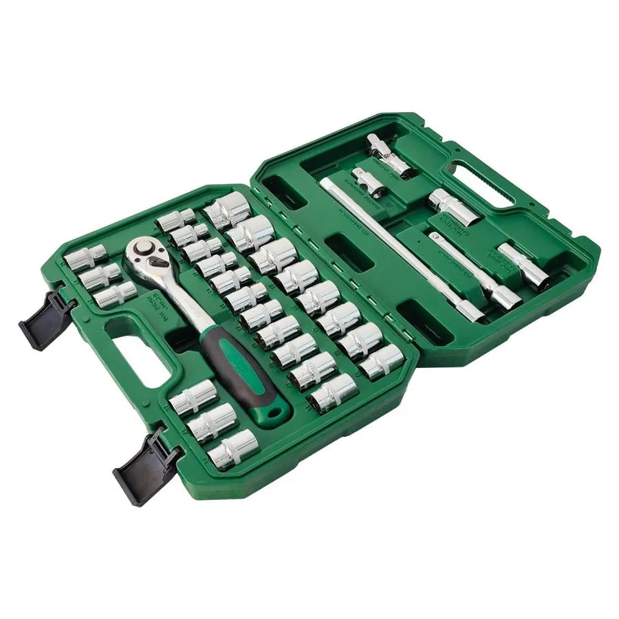32piece Mechanic Tool Set 1/2 Drive Metric