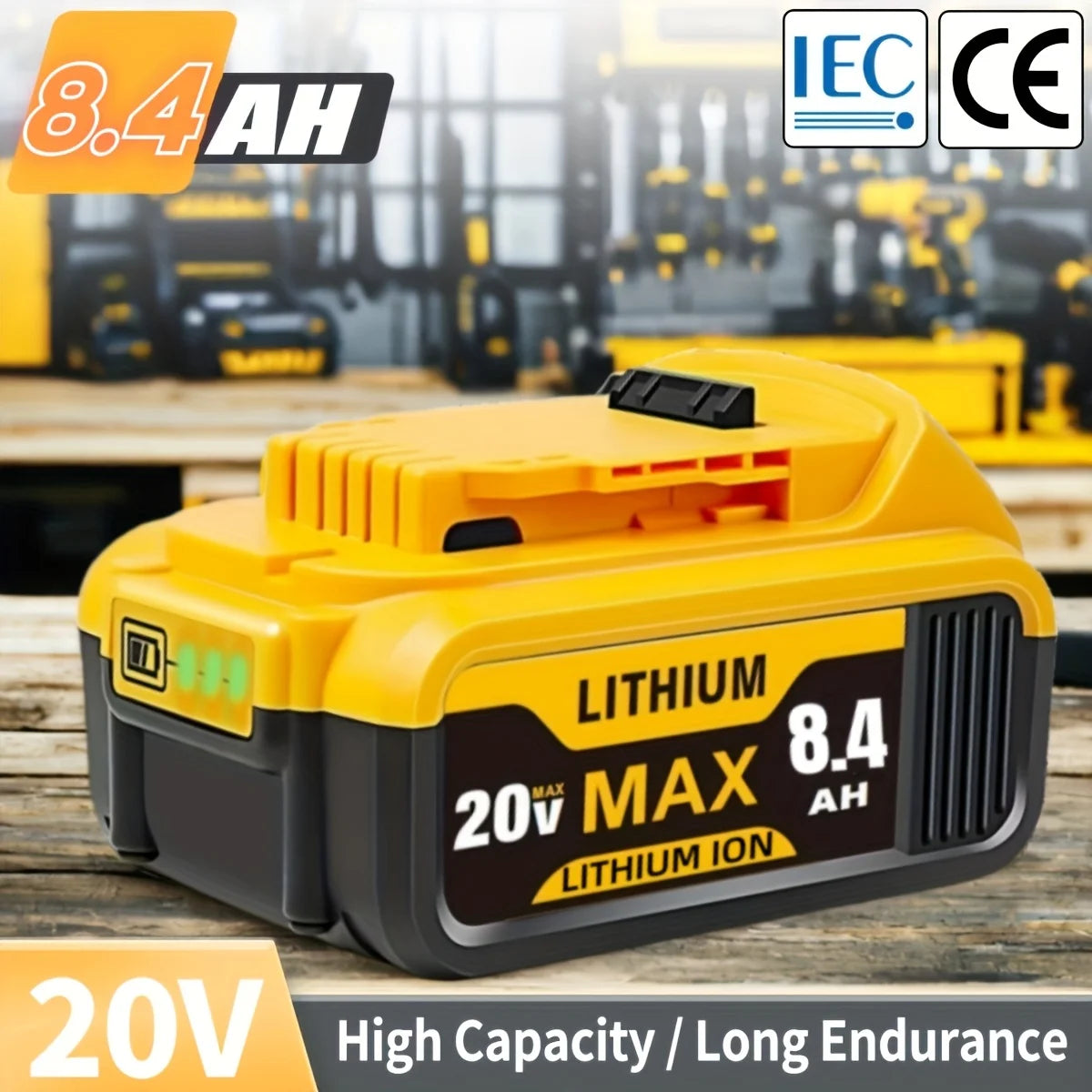 20V Replacement Lithium-ion Batteries For Dewalt