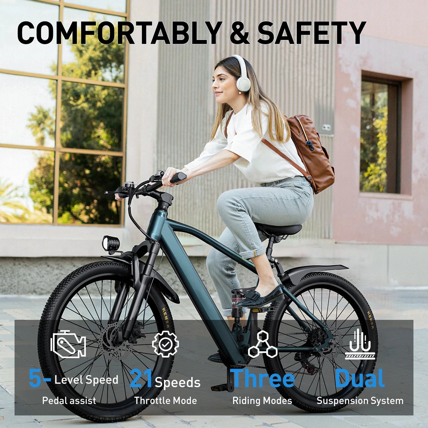 26'' 24'' Ebike With 500W Motor