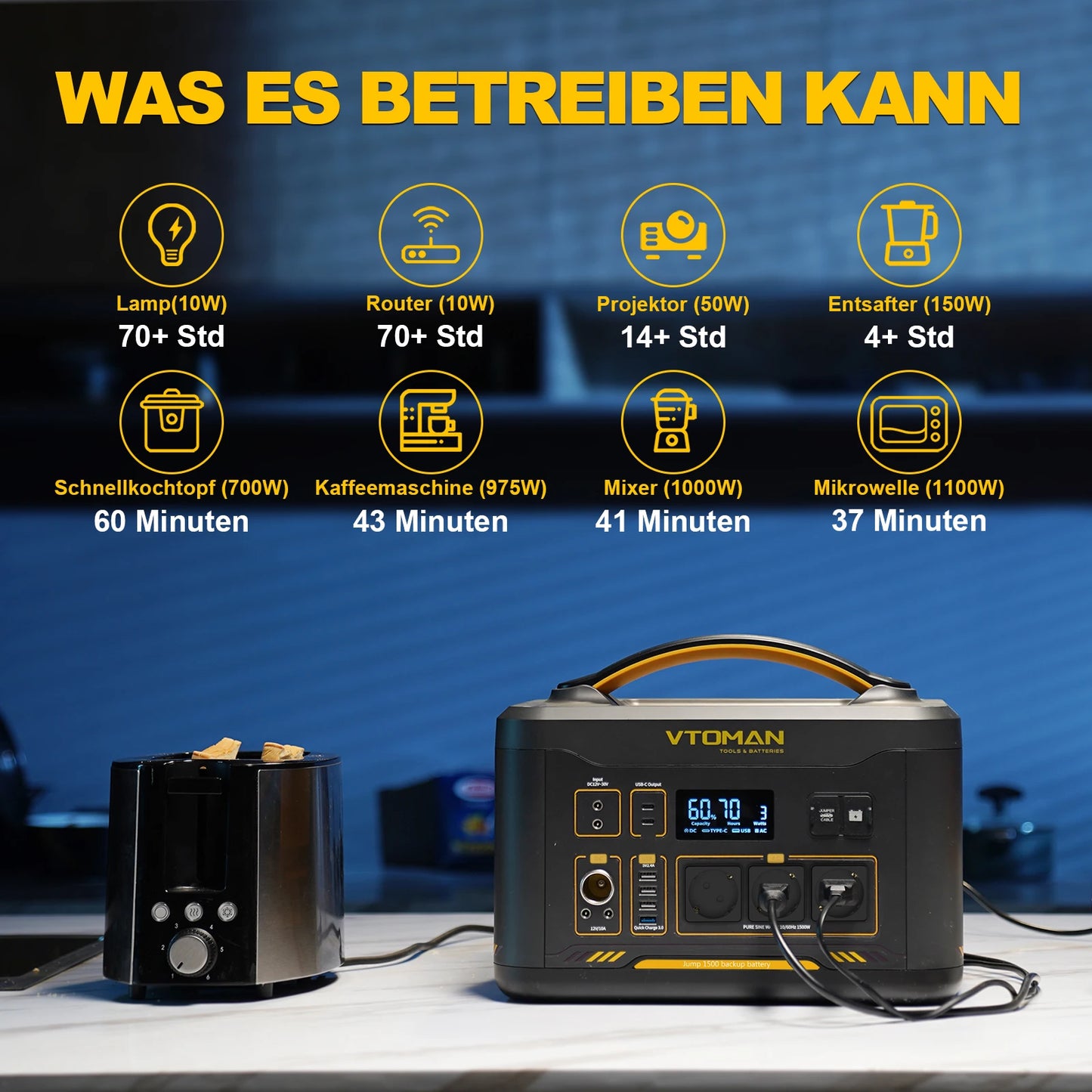 JUMP Start and Portable Power Station