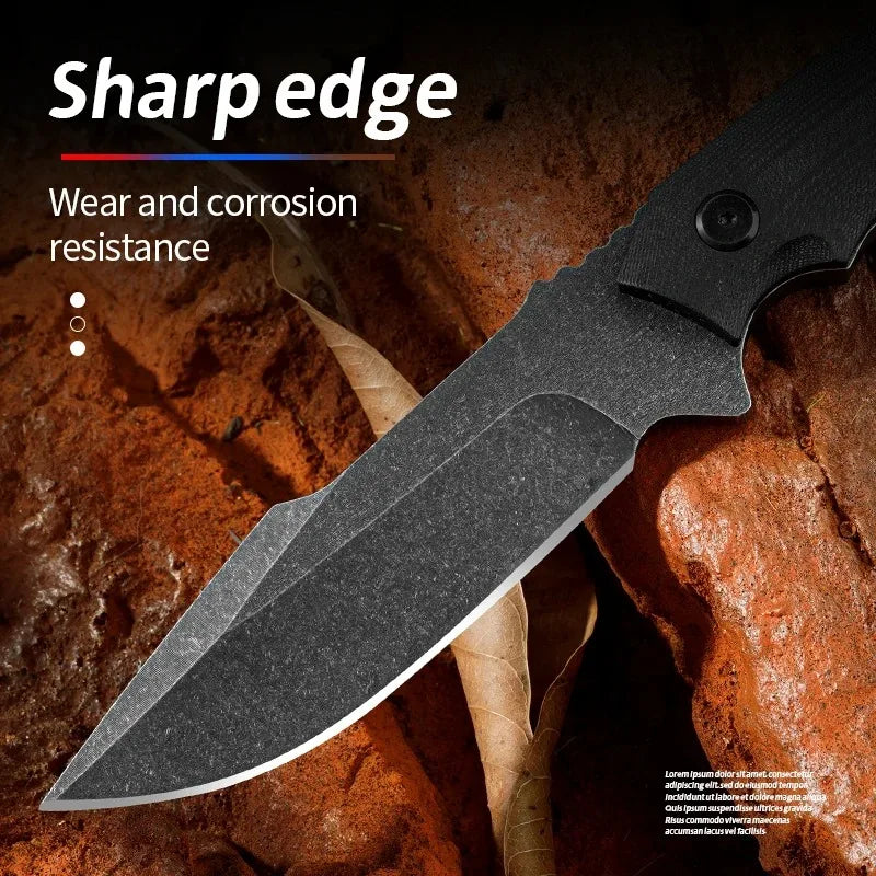 9 Inch Military Tactical Knife With Scabbard