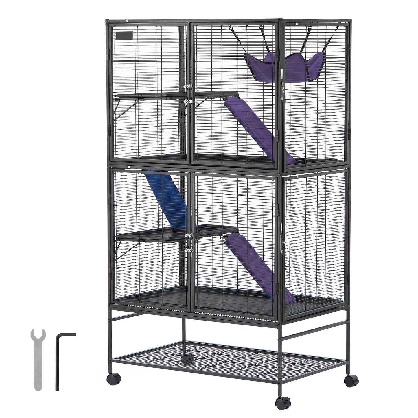 Rolling Metal Small Animal Cage