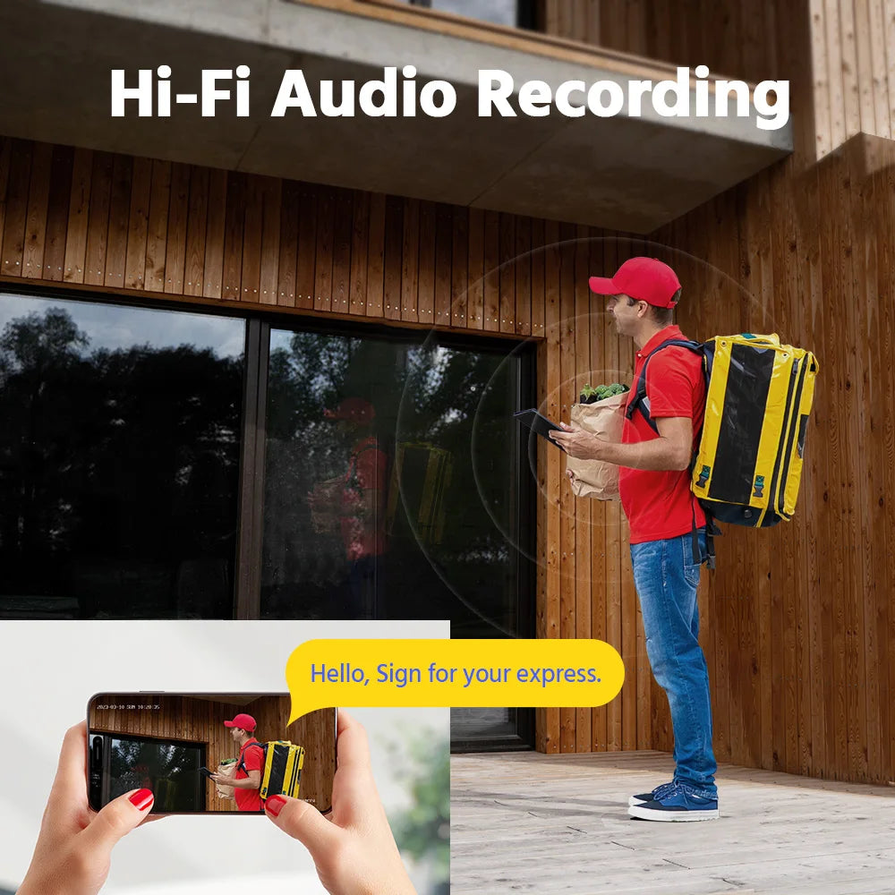 4K Smart Dual Light Network Camera Built-in Mic Motion detection