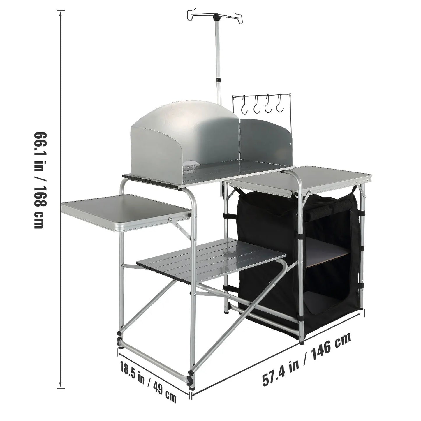 Camping Table Cabinet Foldable