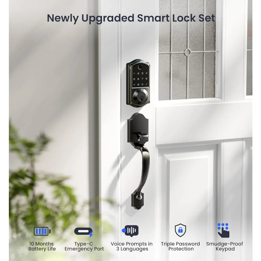 Fingerprint Smart Front Door Lock Set