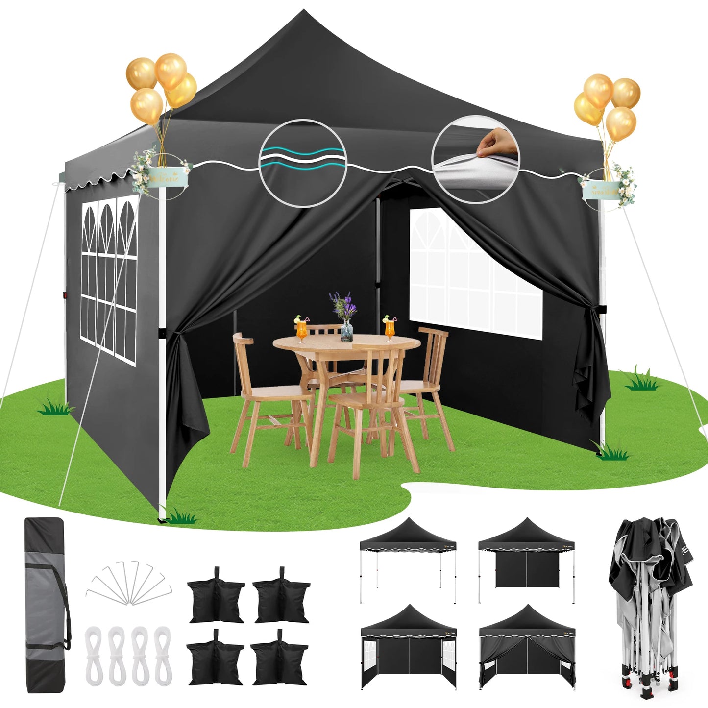 10x10 Pop Up Canopy Tent
