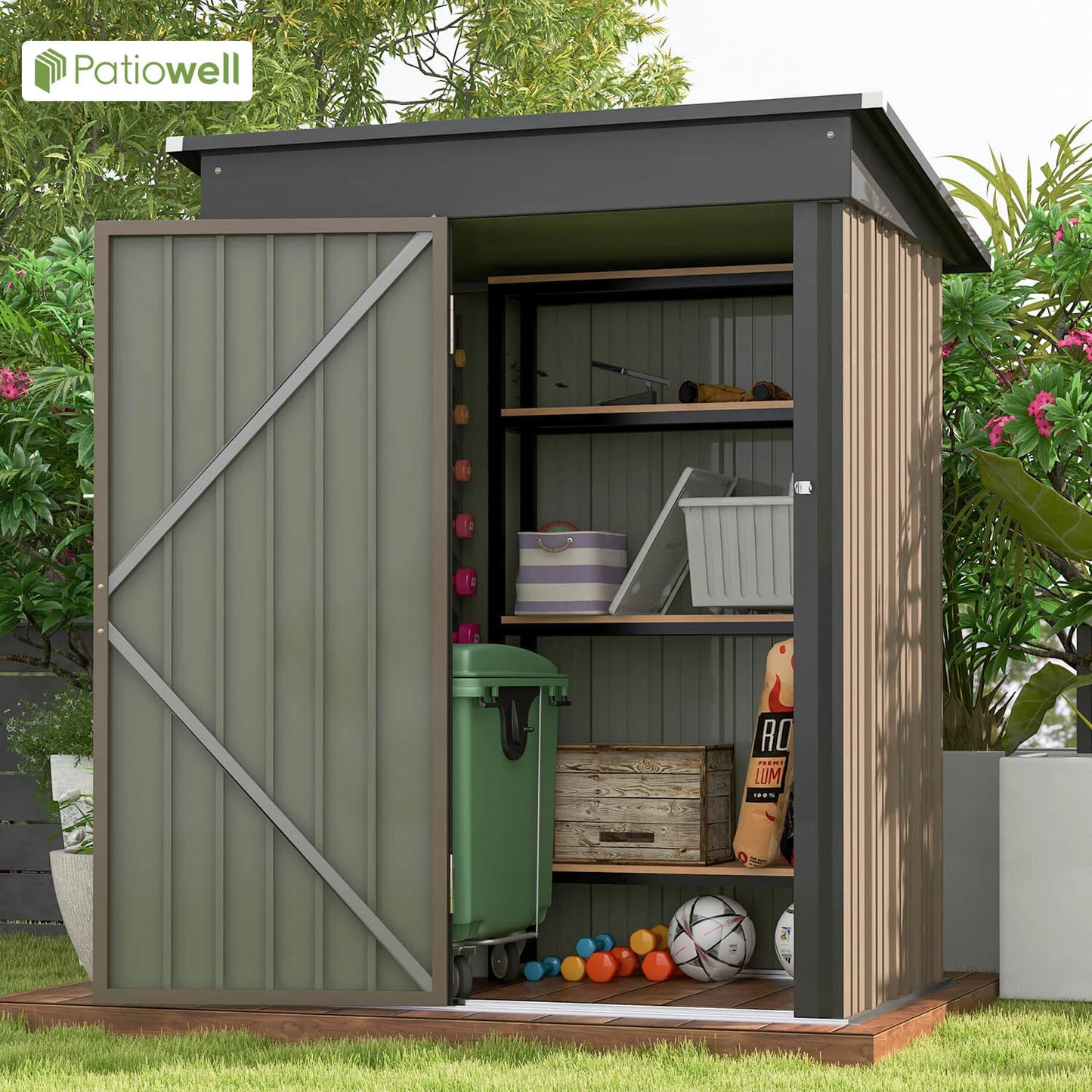 5x3 FT Storage Shed